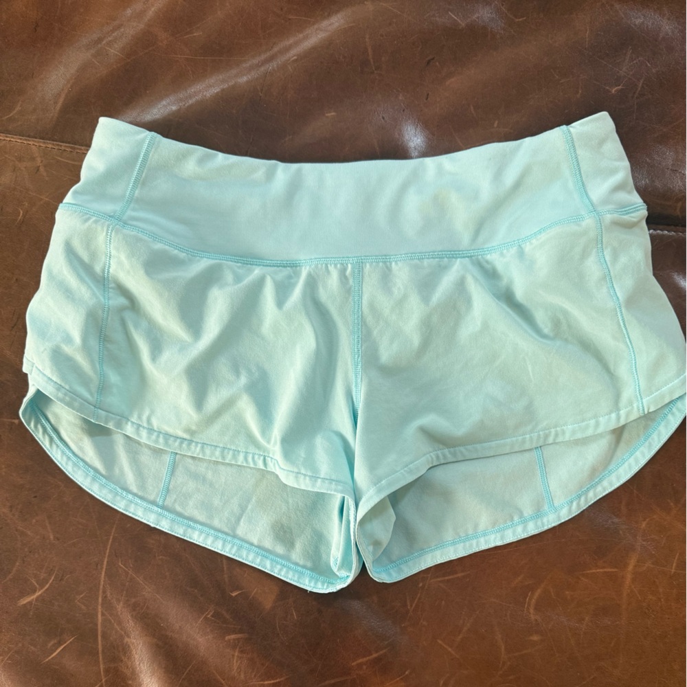 Lululemon Athletica Light Blue Athletic Shorts